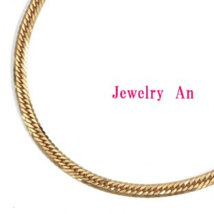 18金 喜平 ネックレス K18 8面カットトリプル 18g 45cm 造幣局検定マーク 刻印入り メンズ レディース キヘイ チェーン