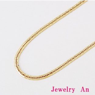 18金 喜平 ネックレス K18 8面カットトリプル 24g 60cm 造幣局検定マーク 刻印入り メンズ レディース キヘイ チェーン