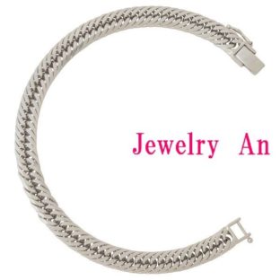 プラチナ850 喜平 ブレスレット PT850 8面カットトリプル 30g 20cm 造幣局検定マーク 刻印入り メンズ レディース キヘイ チェーン